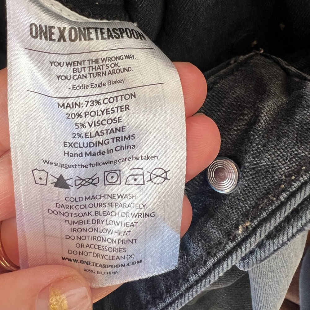 One Teaspoon Low Rise Jeans - Picture 6 of 6